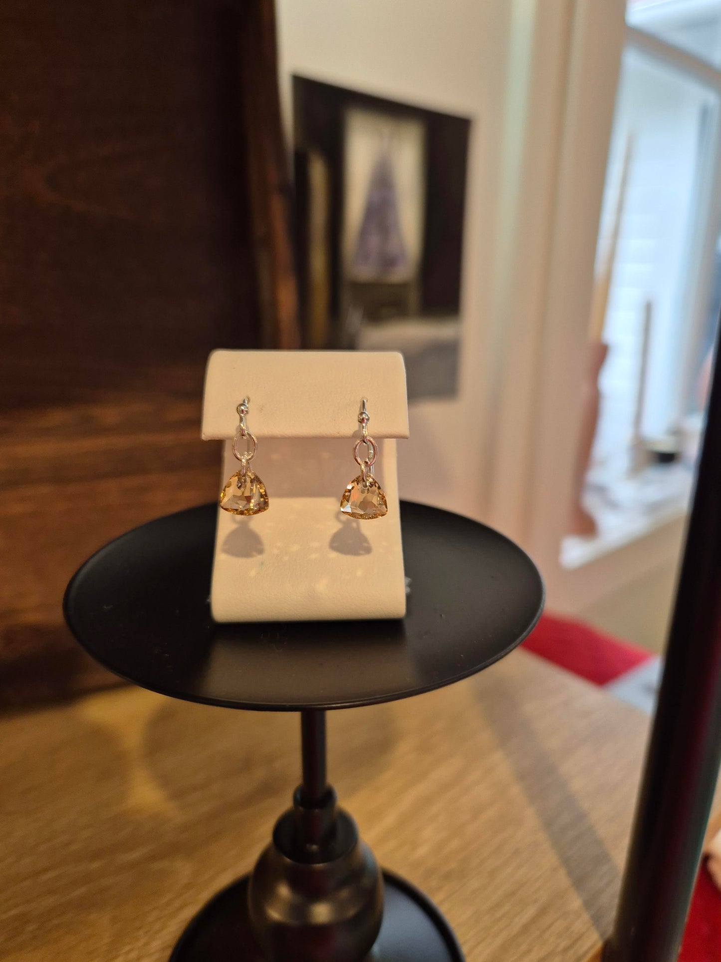 Petite Swarovski Trilliant Cut Crystal