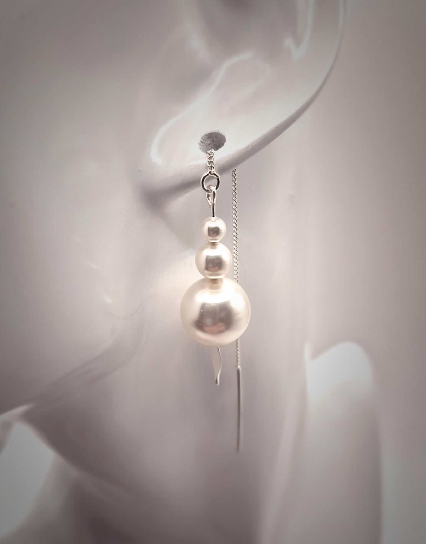 Beautiful Swarovski White Pearls Drops - 3 sizes